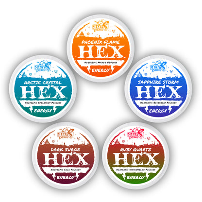 HEX Nootropic Caffeine Energy Pouches